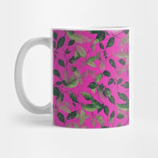 Samless watercolor leaf Mug